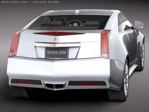 Cadillac CTS Coupe 2011 3D Model