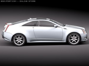 Cadillac CTS Coupe 2011 Modelo 3D