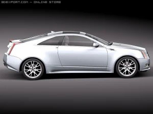 Cadillac CTS Coupe 2011 3D Model