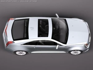 Cadillac CTS Coupe 2011 3D Model