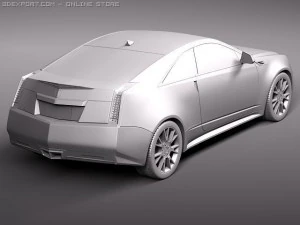 Cadillac CTS Coupe 2011 3D Model