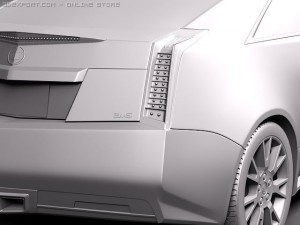 Cadillac CTS Coupe 2011 Modelo 3D