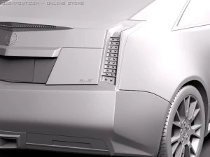Cadillac CTS Coupe 2011 3D Model