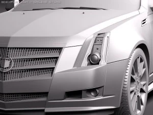 Cadillac CTS Coupe 2011 3D Model