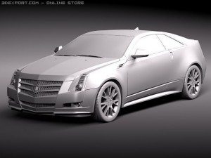 Cadillac CTS Coupe 2011 Modelo 3D