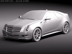 Cadillac CTS Coupe 2011 3D Model