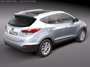 Hyundai ix35 2011 3D Model