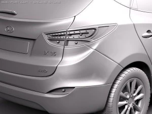 Hyundai ix35 2011 3D Model