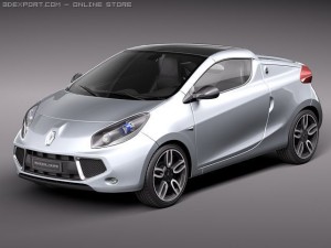 Renault Wind 2011 3D मॉडल