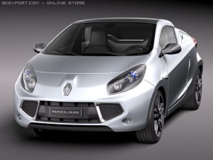Renault Wind 2011 3D-Modell