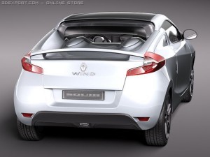 Renault Wind 2011 3D-Modell