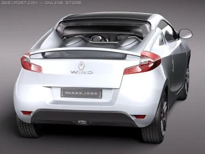 Renault Wind 2011 3D Model
