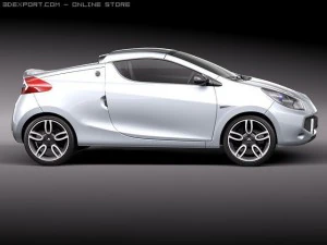 Renault Wind 2011 3D Model