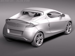 Renault Wind 2011 3D-Modell