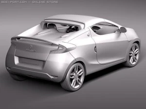 Renault Wind 2011 3D Model