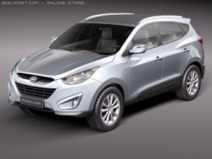 Hyundai Tucson 2011 3D 模型