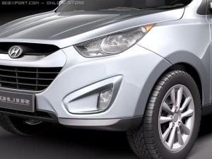 Hyundai Tucson 2011 3D Model
