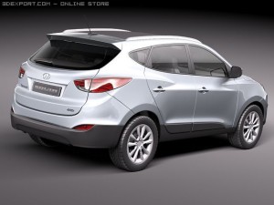 Hyundai Tucson 2011 Modelo 3D