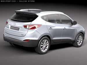 Hyundai Tucson 2011 3D Model