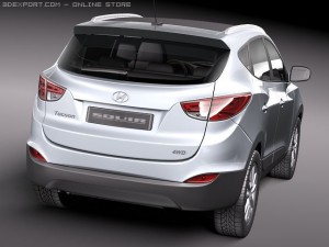 Hyundai Tucson 2011 Modelo 3D