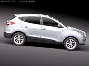 Hyundai Tucson 2011 Modelo 3D