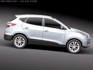 Hyundai Tucson 2011 3D Model