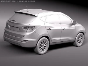 Hyundai Tucson 2011 3D Model