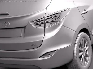 Hyundai Tucson 2011 3D Model