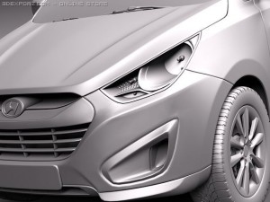 Hyundai Tucson 2011 Modelo 3D