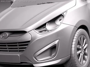 Hyundai Tucson 2011 3D Model