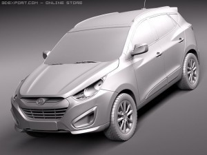 Hyundai Tucson 2011 Modelo 3D