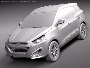 Hyundai Tucson 2011 3D Model
