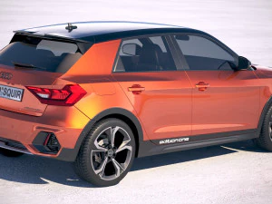 Audi A1 Citycarver 2020 3D Model