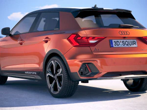 Audi A1 Citycarver 2020 3D Model