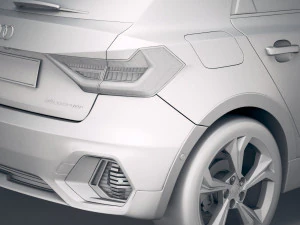 Audi A1 Citycarver 2020 3D Model