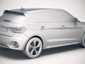 Audi A1 Citycarver 2020 3D Model
