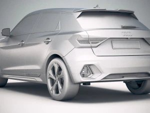 Audi A1 Citycarver 2020 3D Model