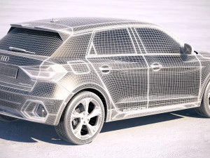 Audi A1 Citycarver 2020 3D Model