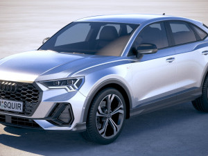 Audi Q3 Sportback 2020 3Dモデル
