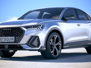 Audi Q3 Sportback 2020 3Dモデル