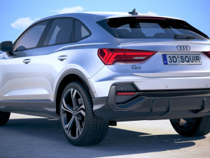 Audi Q3 Sportback 2020 3Dモデル
