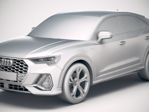 Audi Q3 Sportback 2020 3Dモデル