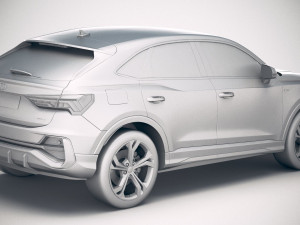 Audi Q3 Sportback 2020 3Dモデル