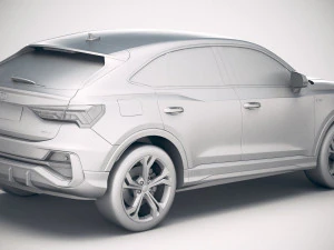 Audi Q3 Sportback 2020 3D Model