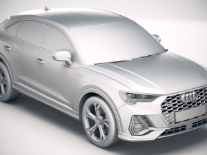 Audi Q3 Sportback 2020 3Dモデル