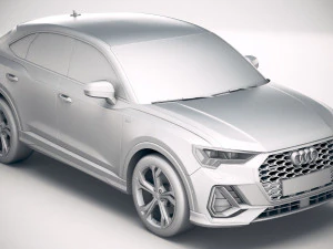 Audi Q3 Sportback 2020 3D Model
