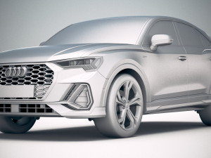 Audi Q3 Sportback 2020 3Dモデル