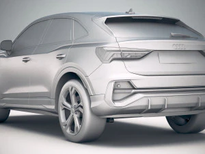 Audi Q3 Sportback 2020 3D Model