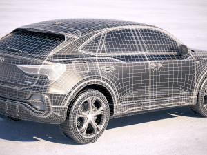 Audi Q3 Sportback 2020 3Dモデル