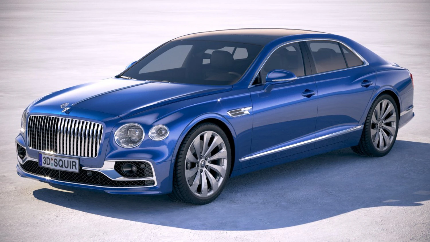 Bentley Flying Spur 2020 3D Model .c4d .max .obj .3ds .fbx .stl .blend 